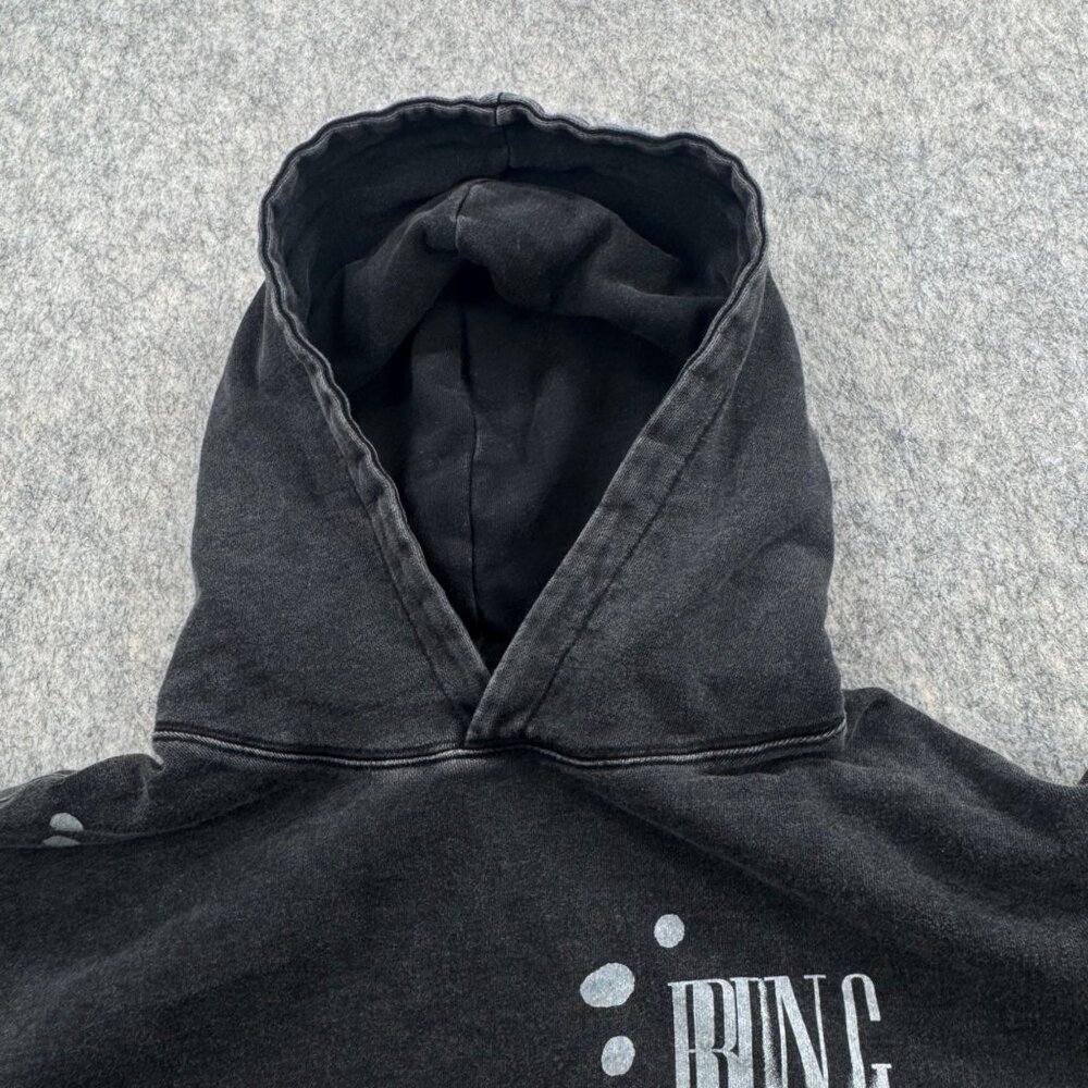 Anine Bing Hoodie Sz L Charcoal Gray Pullover - Picture 7 of 10
